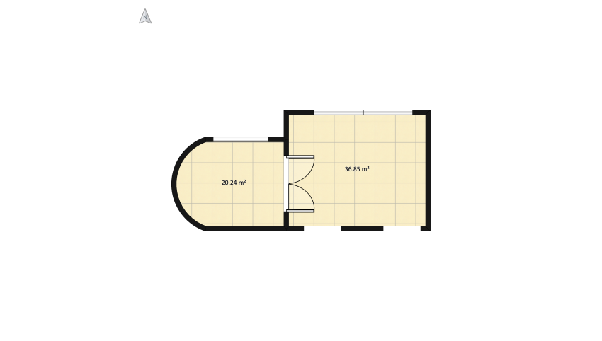 Living Room Design floor plan 57.2