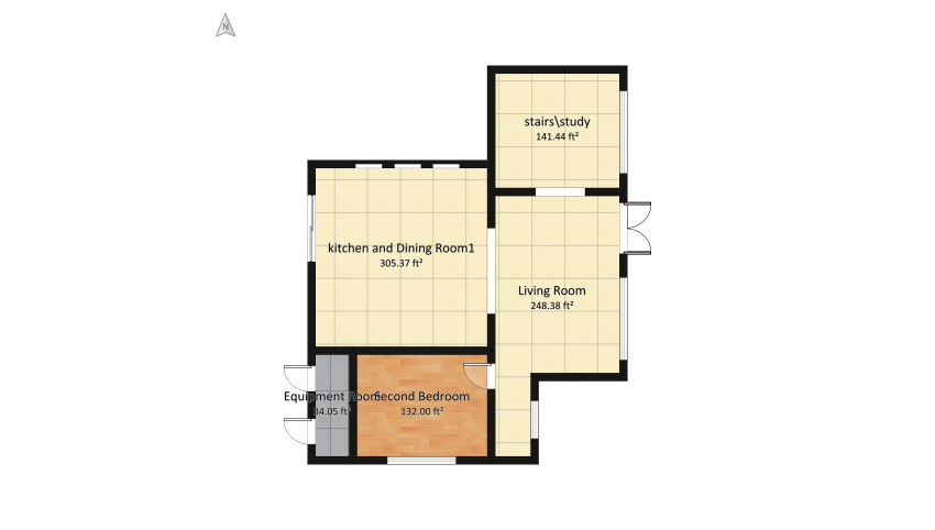 small family home floor plan 872.83