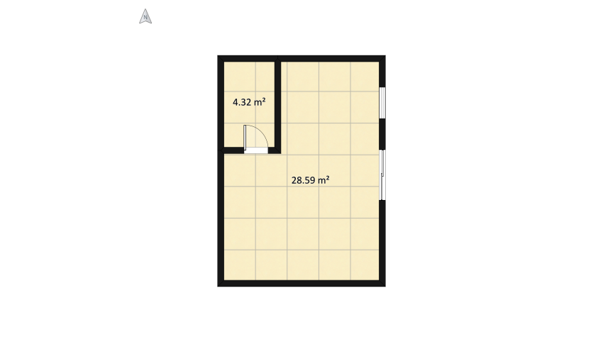 tiny house in the woods floor plan 72.42