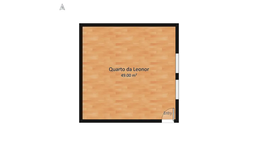 O Quarto da Leonor floor plan 52.42