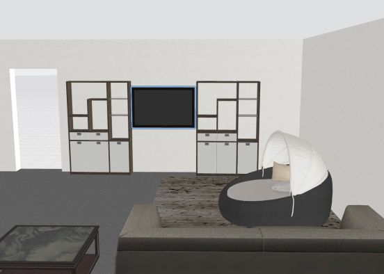 Emily W.- living room Design Rendering