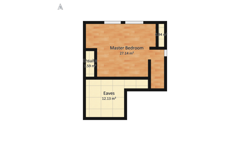 Master Bedroom - Loft Conversion floor plan 33.19