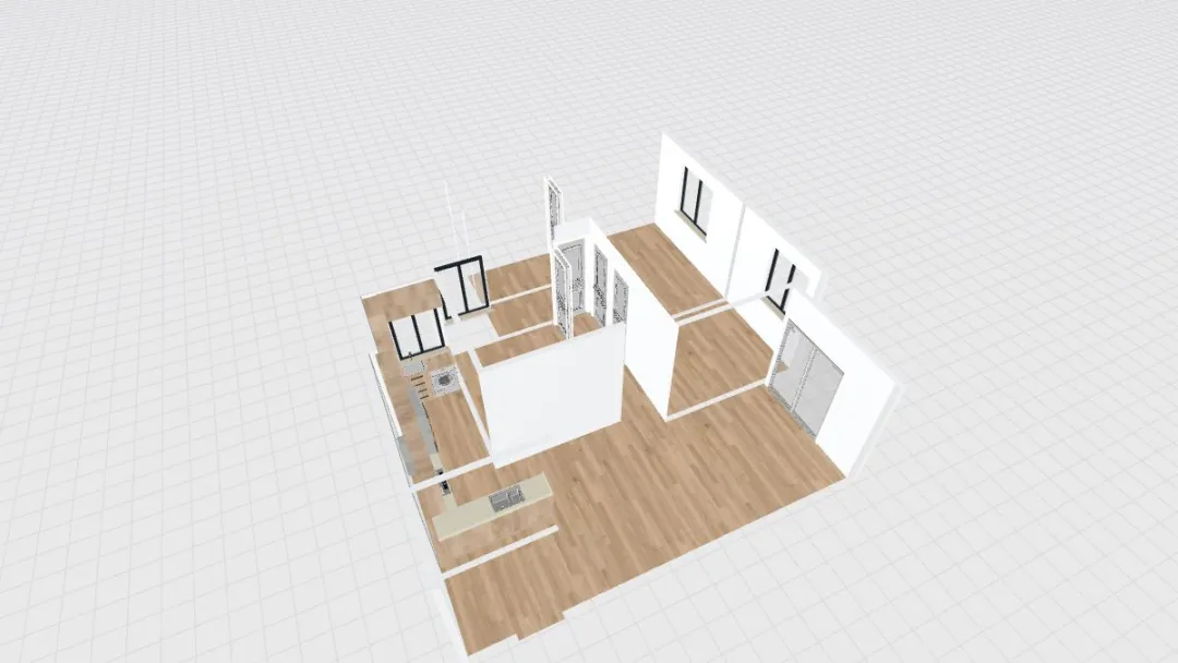 projeto Vaudireme cozinha pronta 3d design renderings