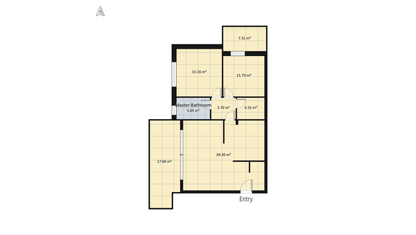 Copy of Appartamento Monza Tabarro1 floor plan 116.64