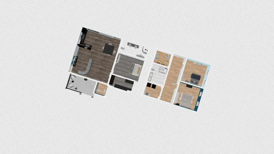 modern family home_copy 3d design renderings