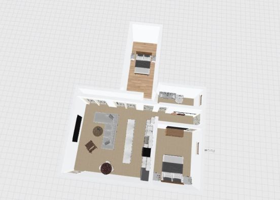 Ohana 2nd Bdrm on Deck bigger main bedroom Design Rendering