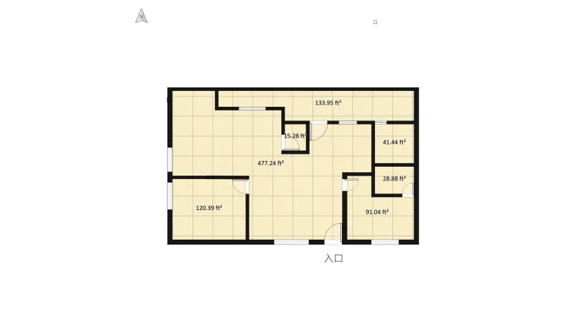 21x40 house plan floor plan 91.17