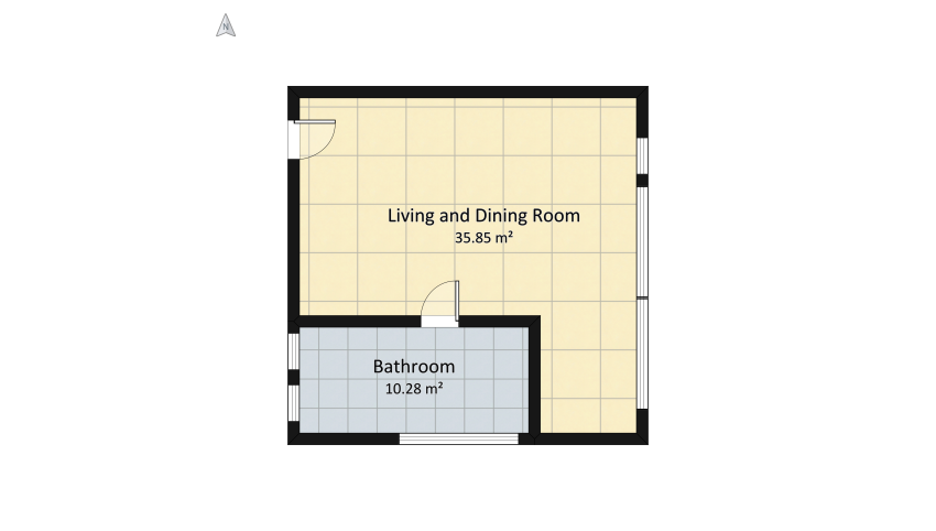 studio apartment floor plan 35.37