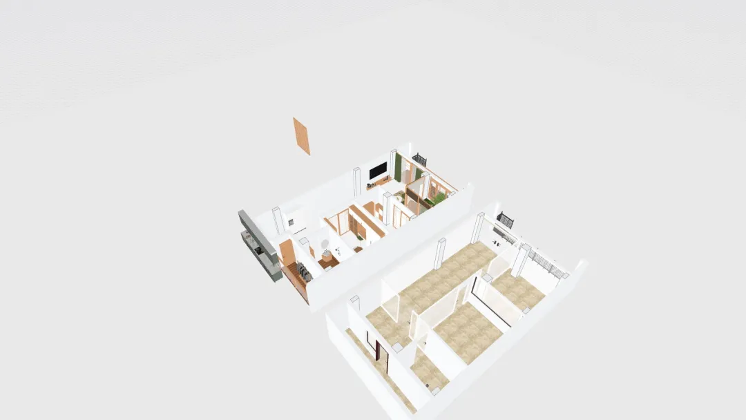 Copy of Room 4 - Natural Wood Tones_copy 3d design renderings