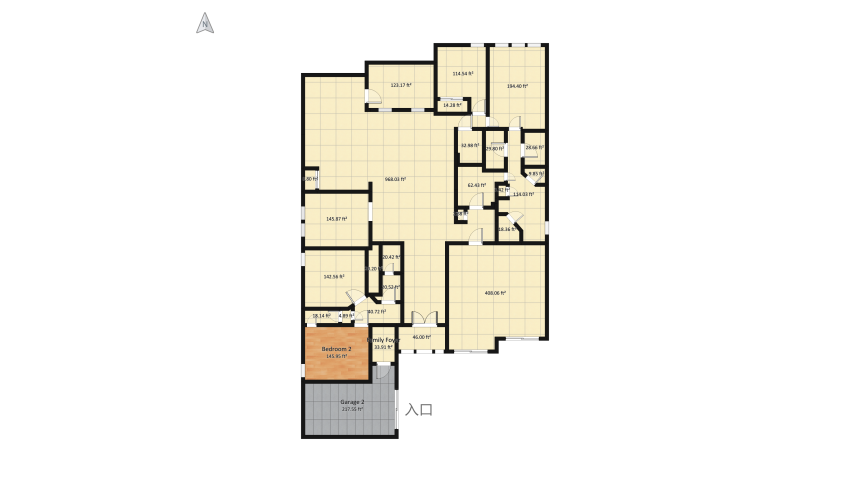 my House floor plan 318.33