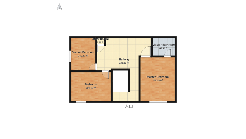 Jake Robinson's Home Design floor plan 405.83