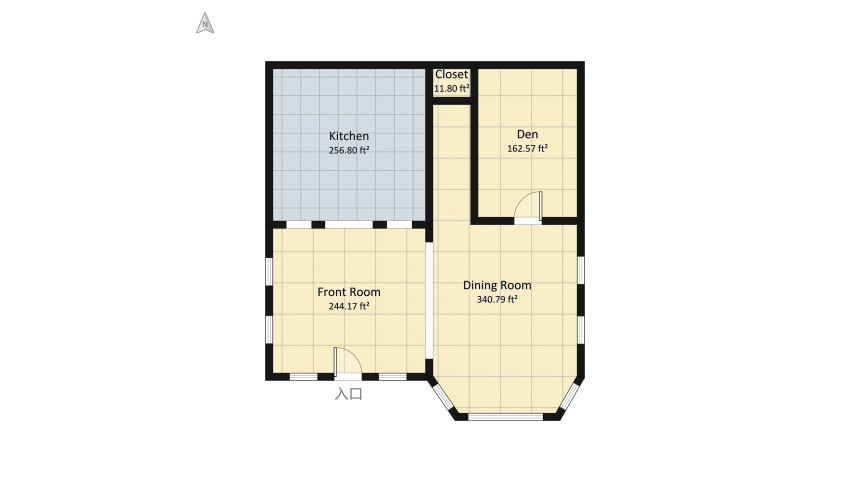 First House floor plan 186.61