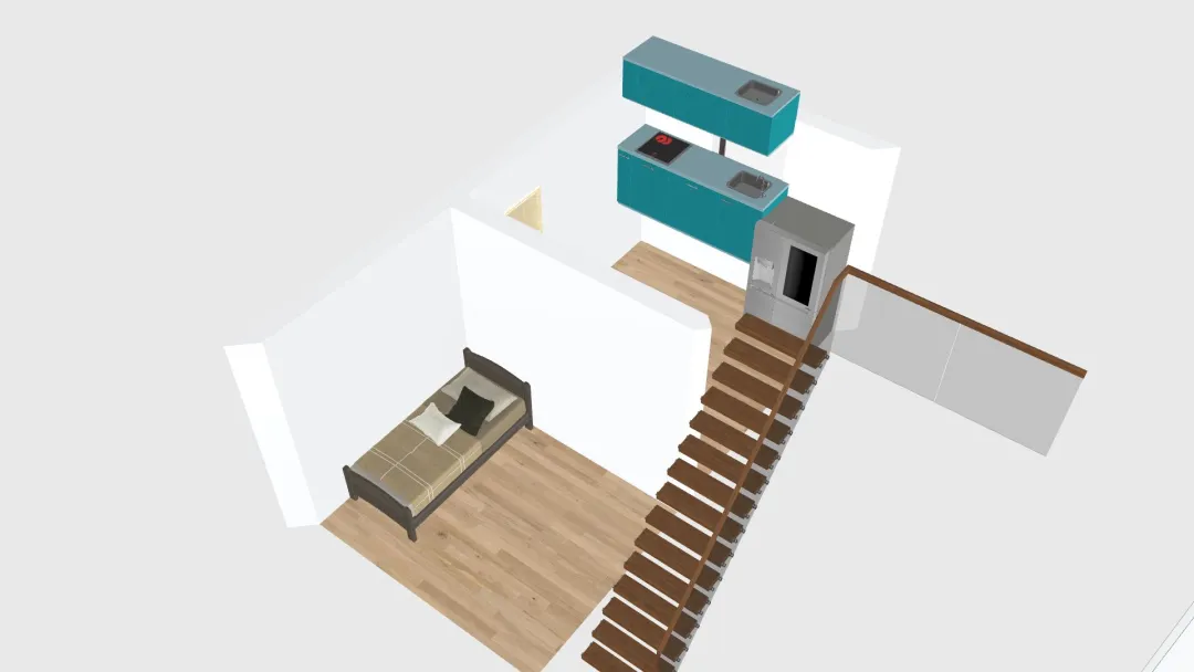House 18m2 3d design renderings
