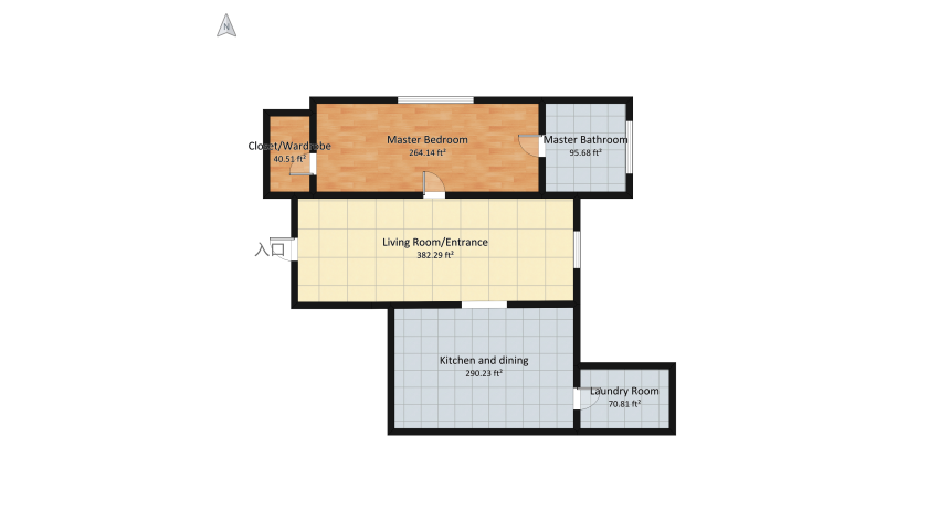 Fall Apartment floor plan 118.66
