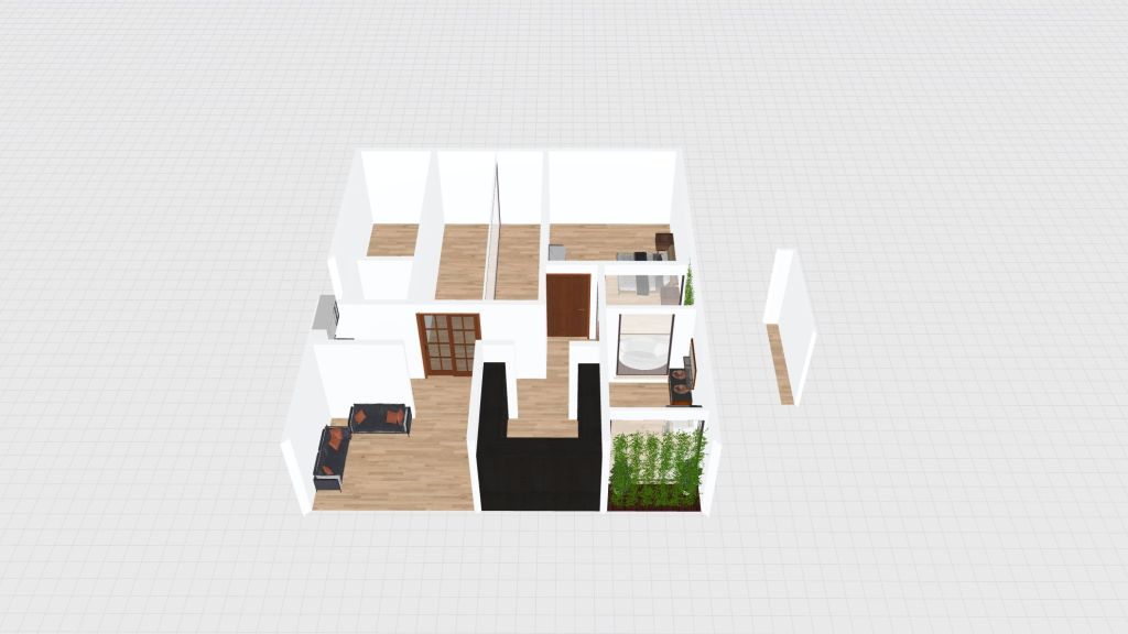 نموذج 2 الجناح 3d design renderings