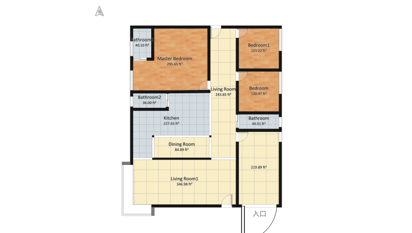 Dream Home Project floor plan 186.12