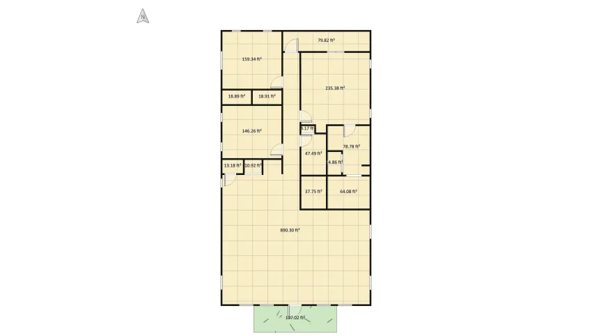 0726 Garage Design 3b 2.5ba floor plan 190.77