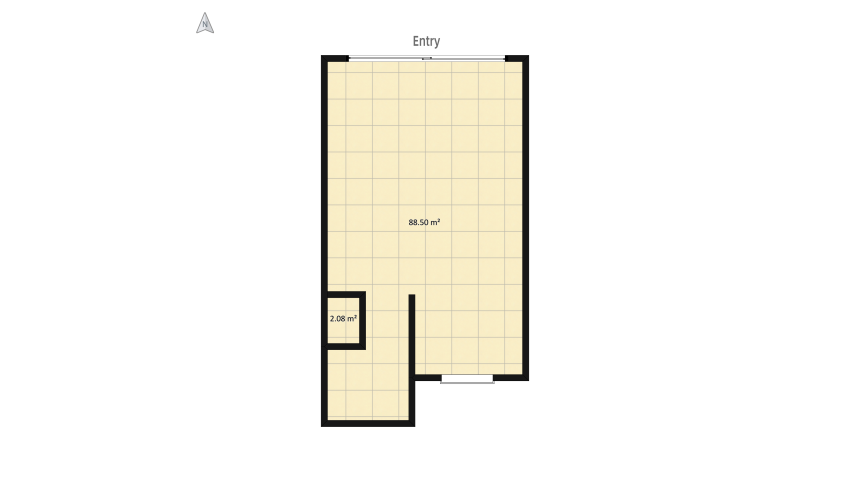 Bauhaus Style Suite floor plan 105.58