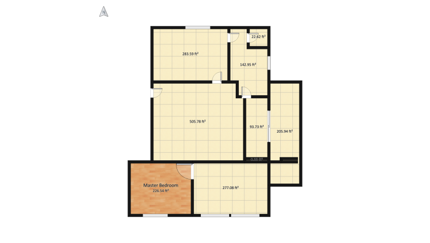 Luke's Apartment floor plan 182.73