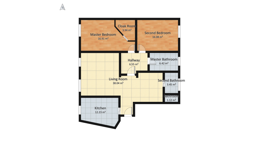 11. Project completed floor plan 119.63