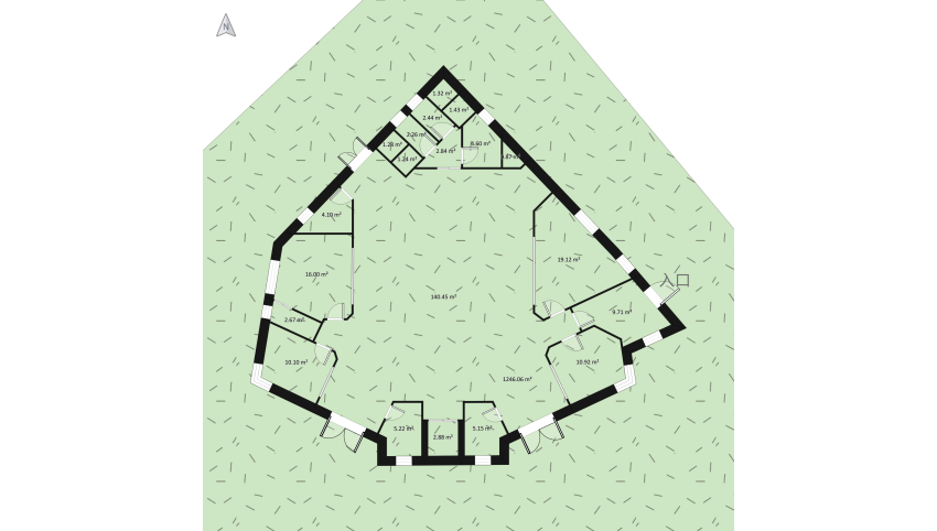 Ex asilo 3 floor plan 1850.86
