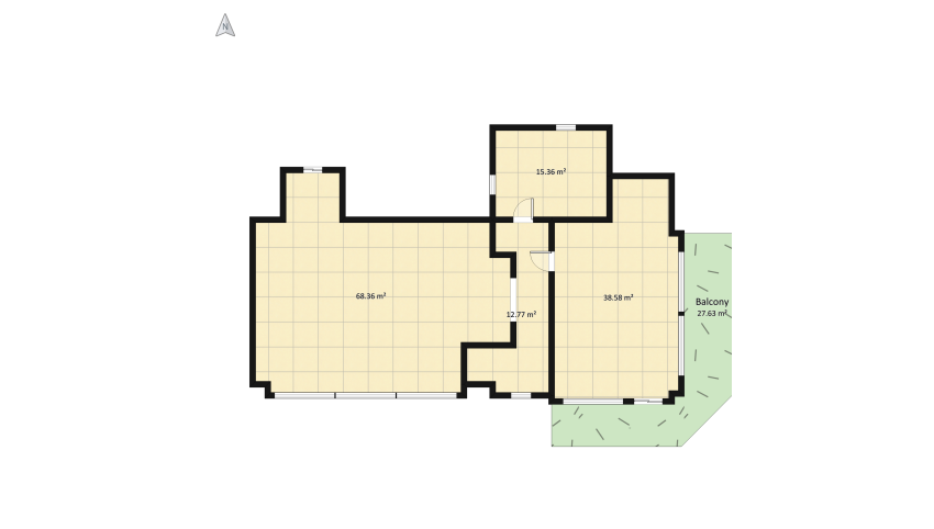 Little Flat floor plan 175.32