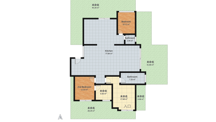 12 Four Bedroom Large Floor Plan floor plan 648.61