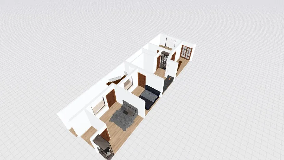 D Block Plan # 3 / 2 1st Floor 3d design renderings