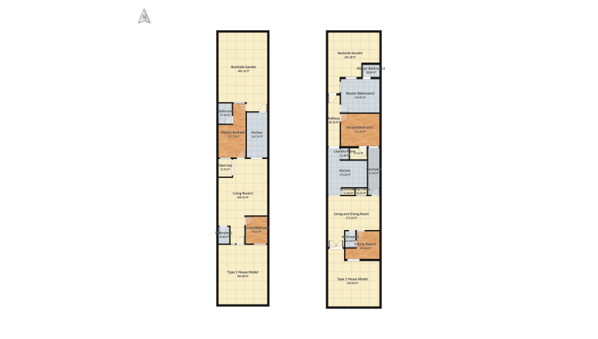 SriniHome floor plan 363.65