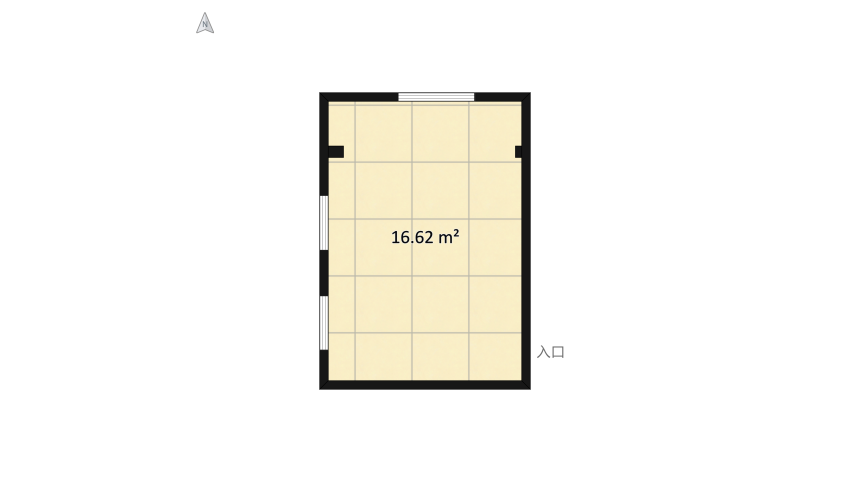 5 Wabi Sabi Empty Room floor plan 25.25