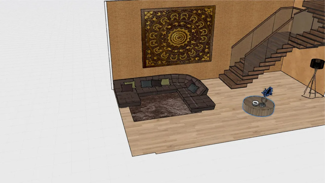 sala de star 3d design renderings