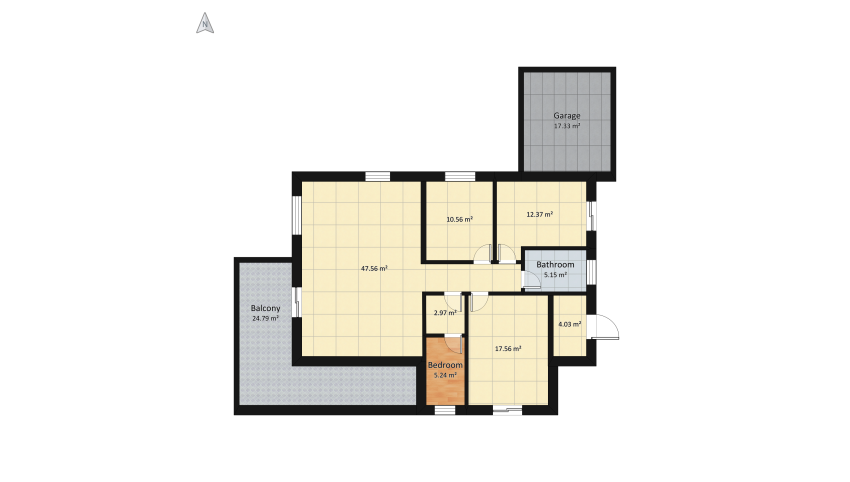 Tosetti 4A 275 - Biella floor plan 172.3