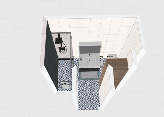 Copy of baño pasillo Design Rendering