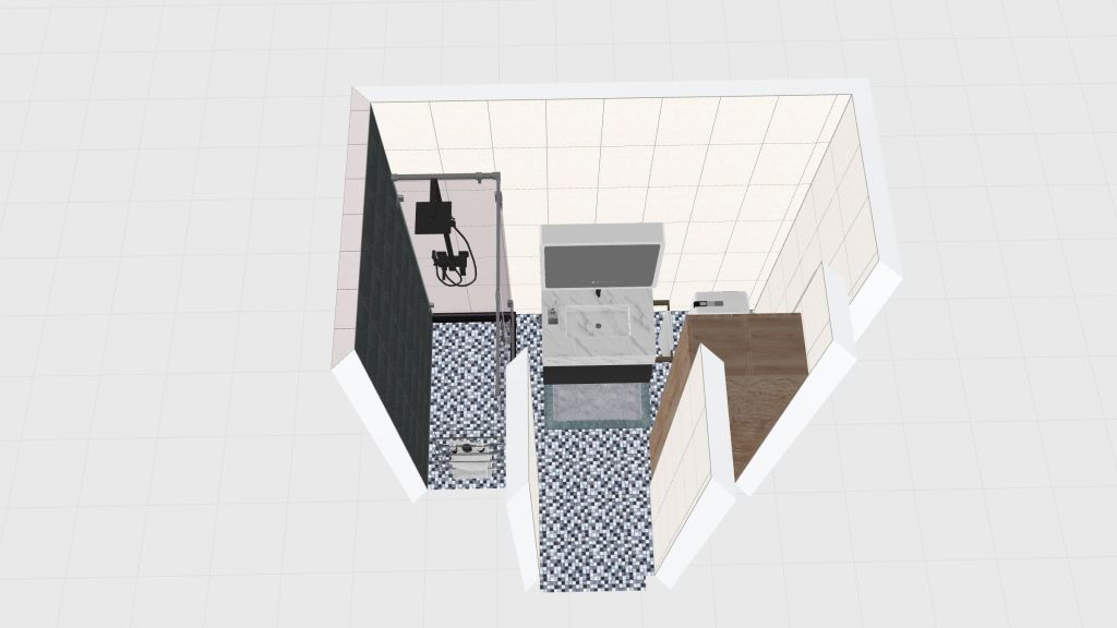 Copy of baño pasillo 3d design renderings