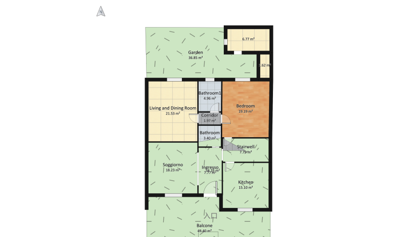 Almost my home near Florence floor plan 343.91