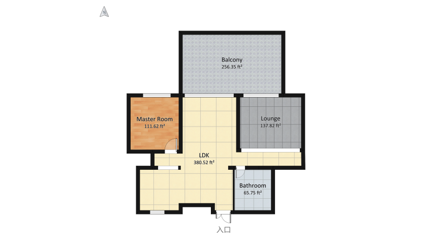 #Residential - College Apartment floor plan 100.02