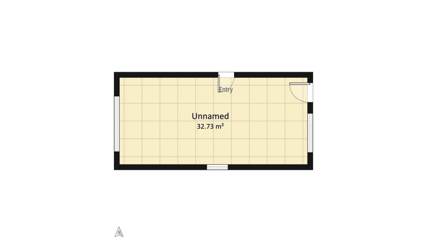 Renders 4 Main Entry Way Living Room/ Home Office Space floor plan 32.74