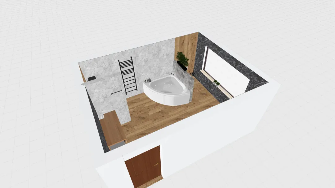 Koupelna 4 3d design renderings