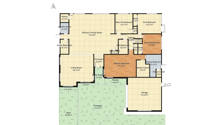 2841 Blume Drive Alternate Bedroom floor plan 438.88