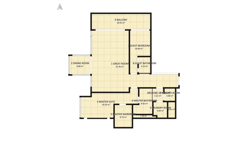 [ 1ST AVENUE - NYC ] floor plan 192.75