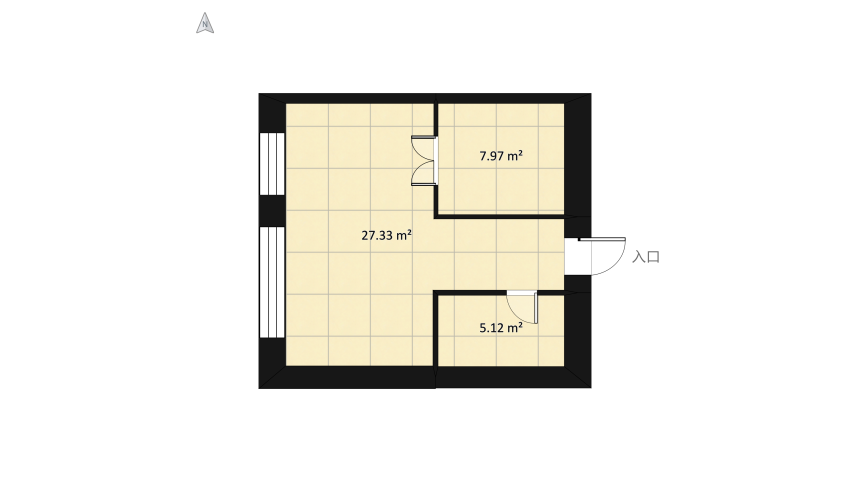 вариант 3 floor plan 55.09