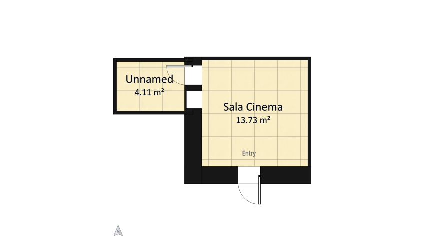 Sala CINEMA floor plan 17.84