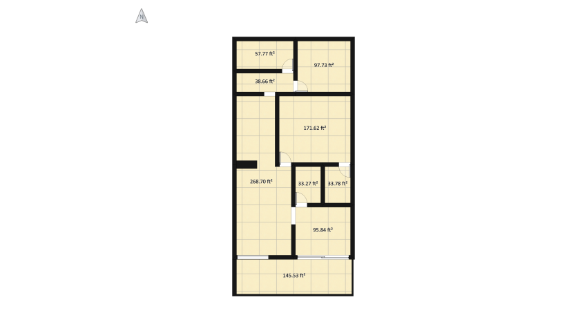 Plano primer piso proyecto Rivaldo floor plan 323.57