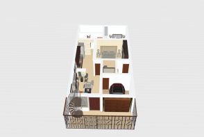 Plano primer piso proyecto Rivaldo Design Rendering