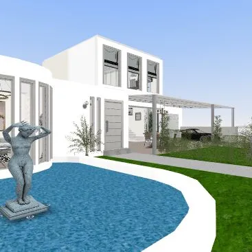 v2_villa house Design Rendering