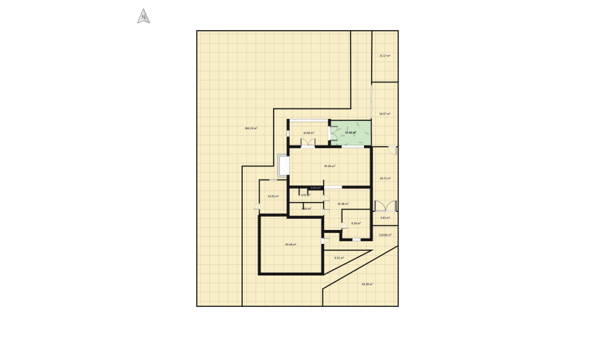 Лугинино 2 floor plan 745.43
