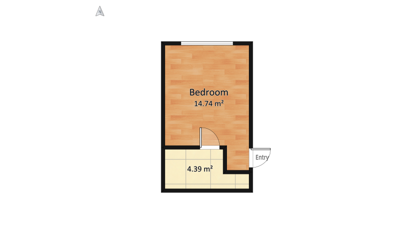 Bedroom I Спальня для Ларисы floor plan 21.2