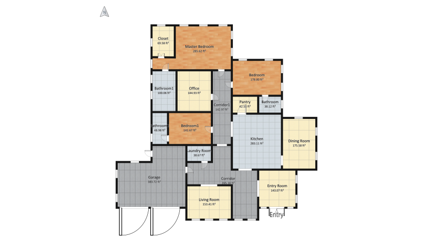 Homestyler Project floor plan 270.57