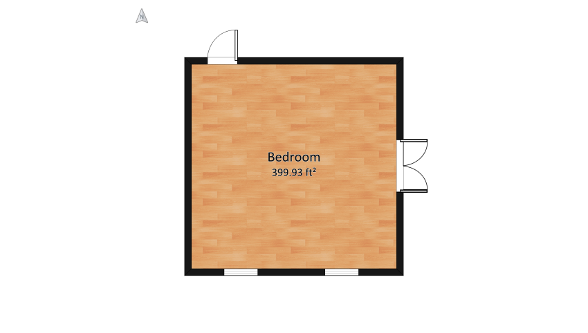 Bedroom floor plan 39.68