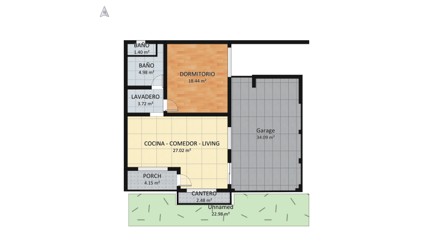 vivienda NF floor plan 130.69